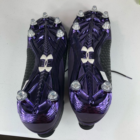 Cleats Under Armour Clutch Fit Purple Size 16 - Picture 8 of 8